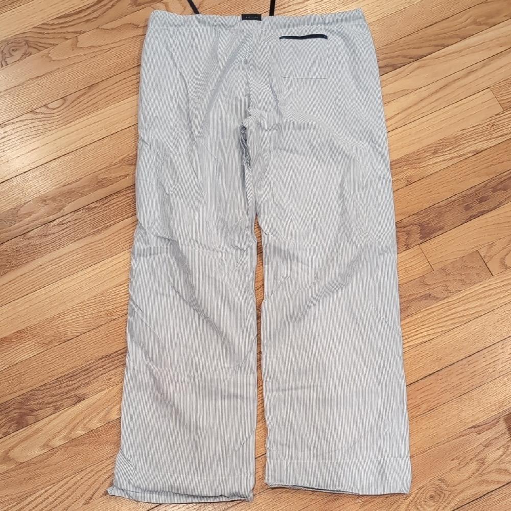 Abercrombie & Fitch Light Blue Striped Pajama Pants - Picture 2 of 3